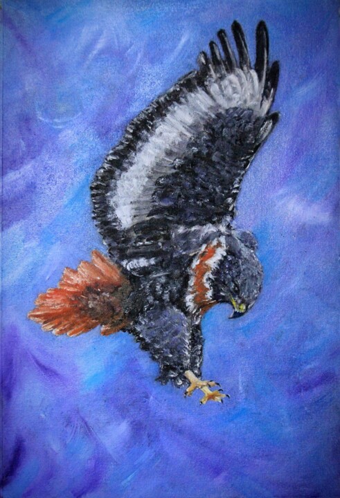 Hunting 绘画, 27.6x19.7 in