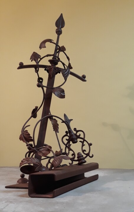 Excalibur_oryginal Sculpture + unique NFT 雕塑, 31.5x15.8 in