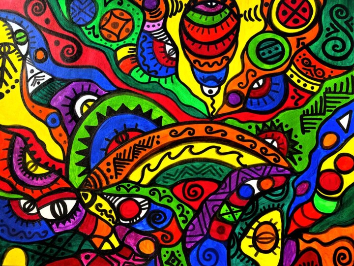 Shaman Dream 绘画, 11x14 in