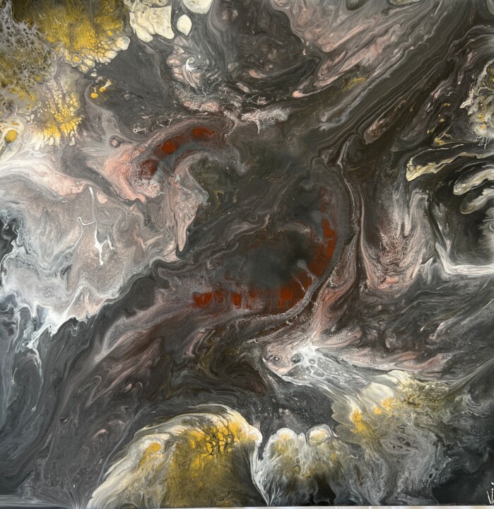 Agate 绘画, 23.6x23.6 in