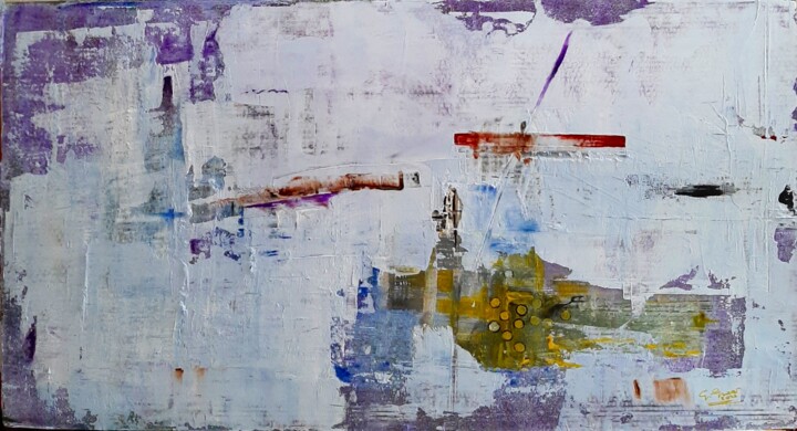 Beyond 2 绘画, 22.4x41.3 in