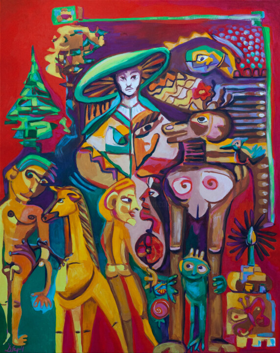 Chili 绘画, 39.4x31.5 in