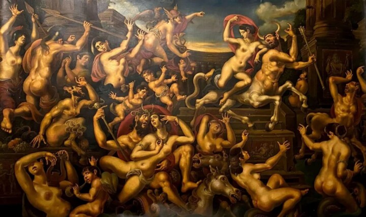 Похищение Европы Painting, 39x60.6 in