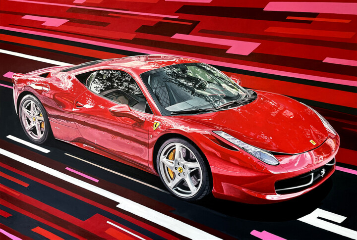 438 Italia 绘画, 35.4x51.2 in