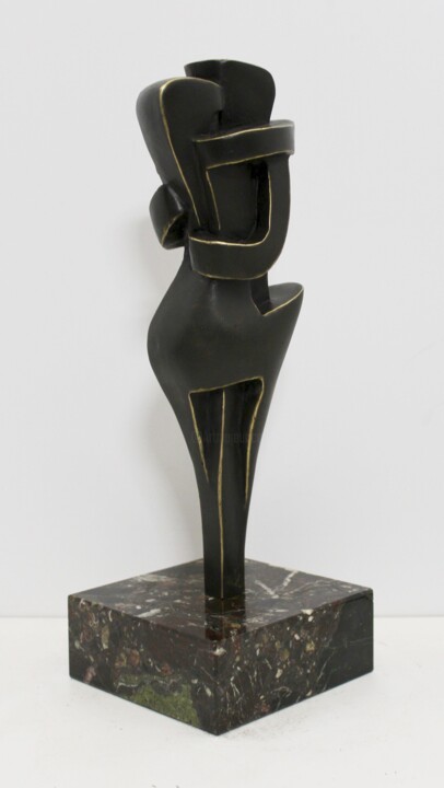 Sculpture titled "Le câlin" by Tweak Art, Original Artwork, Bronze