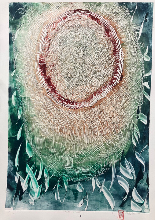 Palm Stump 印花与版画, 31.5x22 in