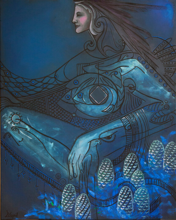 绘画,  31.9x25.6 in 