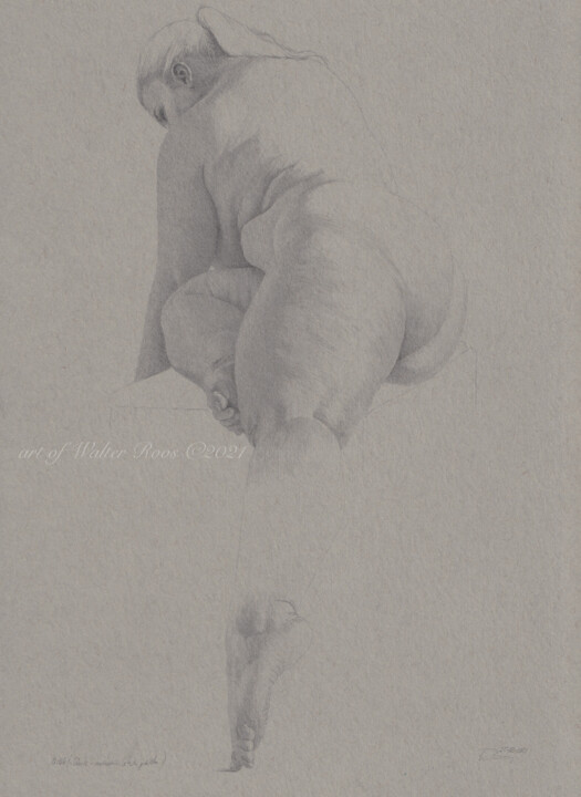 Tekening,  11,9x8,6 in 
