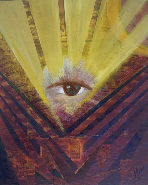 L'OEIL CLAIRVOYANT 绘画, 24x19.7 in