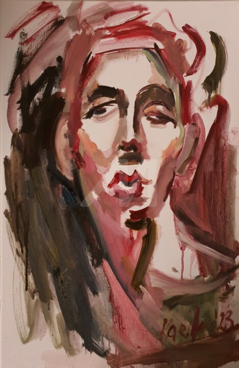 绘画,  27.6x19.7 in 