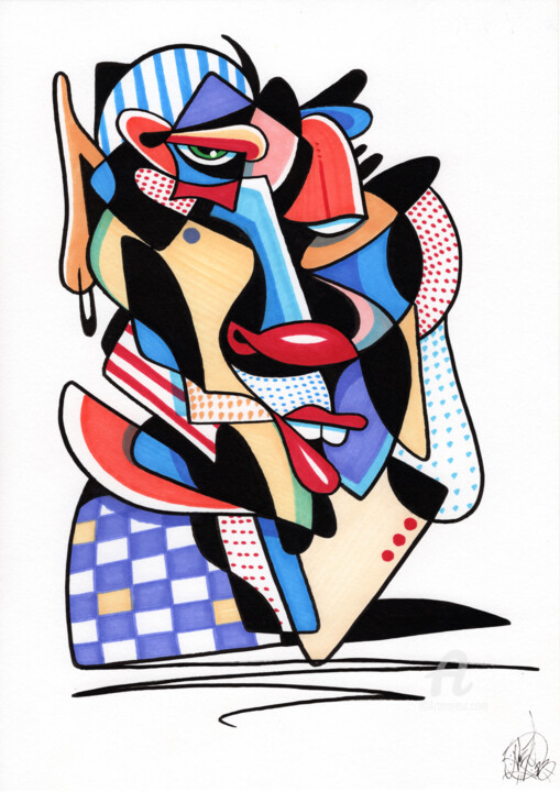 Setup face 绘画, 11.7x8.3 in