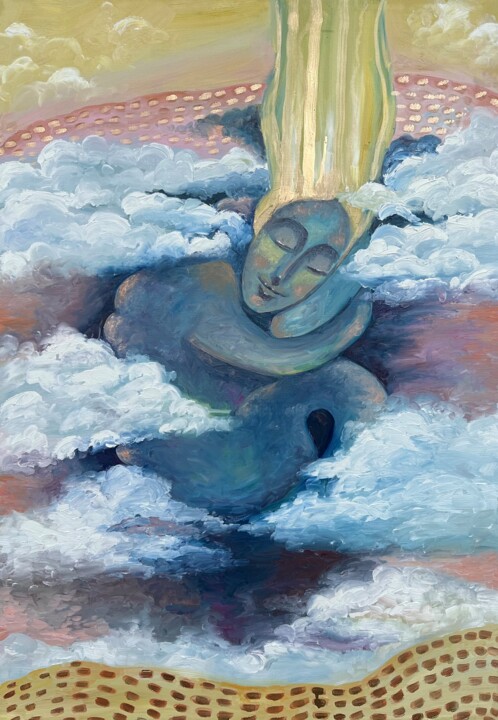 Expectation 绘画, 39.4x27.6 in