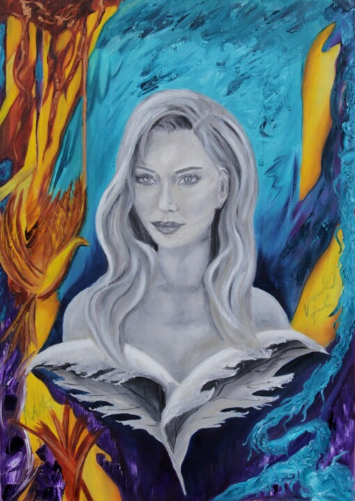 Serenity 绘画, 23.6x15.8 in