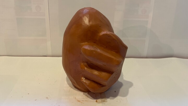 Ovalimania 雕塑, 7.9x5.9 in