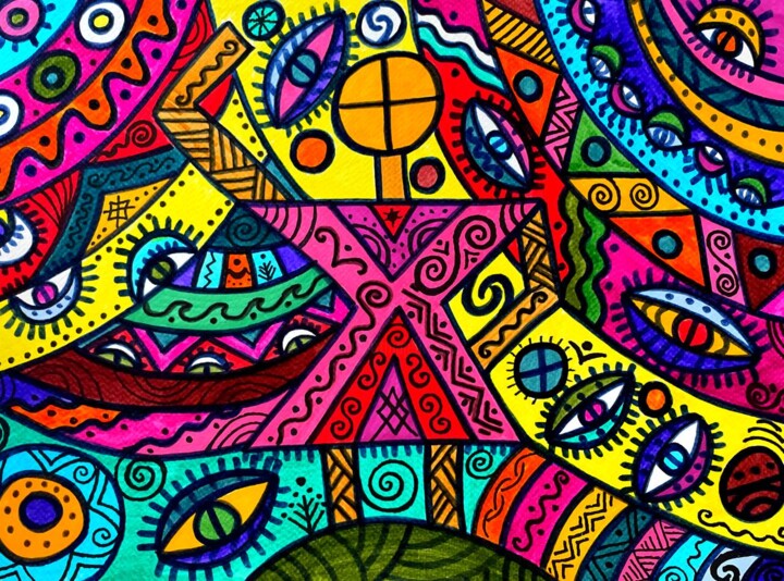 Shaman 绘画, 11x14.9 in
