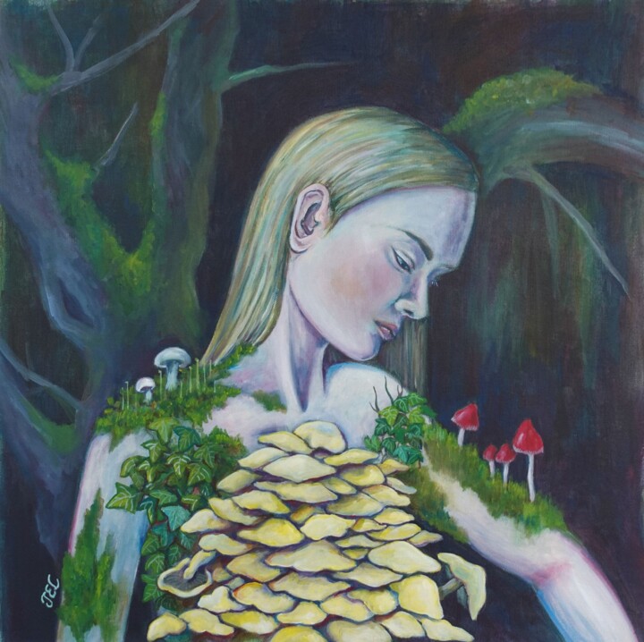 绘画,  21.7x21.7 in 