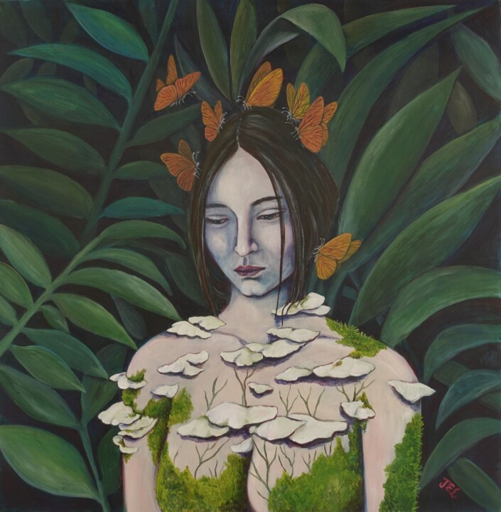 Summer dream #2 绘画, 21.7x21.7 in