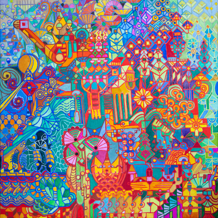 Pittura,  27,6x27,6 in 
