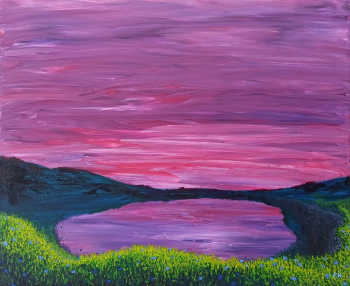 Lac 绘画, 19.7x24 in