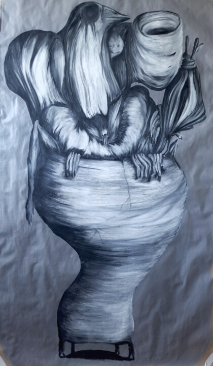 Ловец моих снов 绘画, 65.8x39.4 in