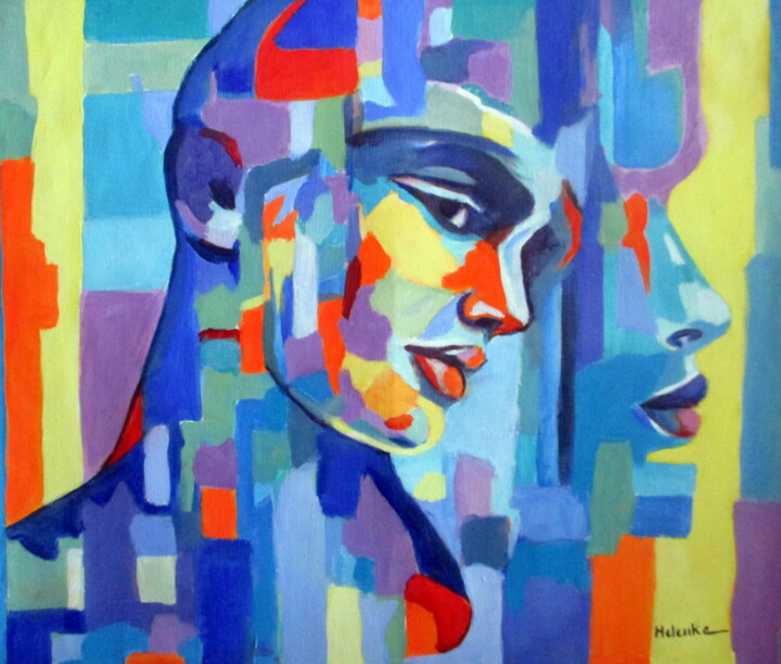 "Bounds Of Reality" 绘画, 16.1x18.5 in