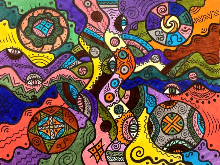 Four facts 绘画, 11x15 in