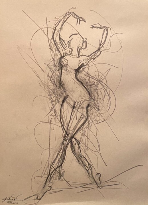 la danseuse II ( the dancer II) 图画, 23.6x19.7 in
