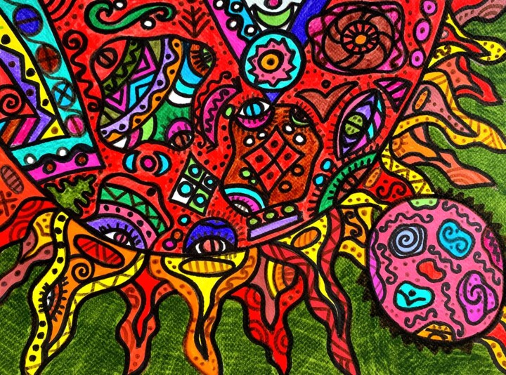 The Tambourine 绘画, 11x14.9 in
