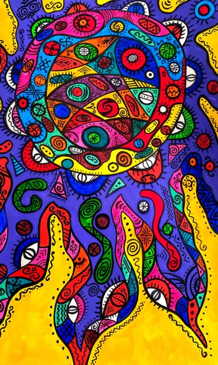 绘画,  22x13.7 in 