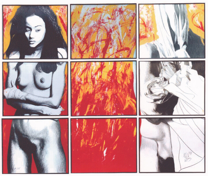 18:35;8-2-91 Drawing, 59.1x70.9 in