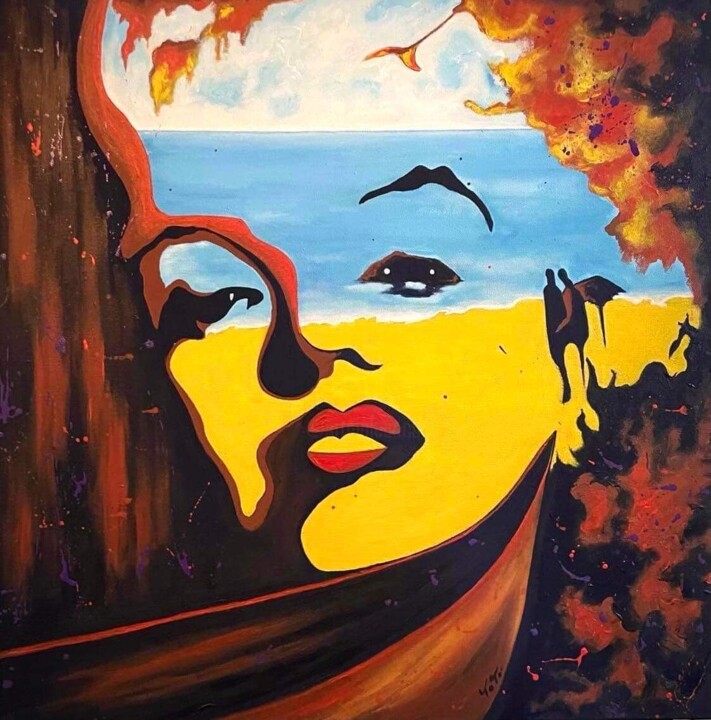 绘画,  23.6x23.6 in 