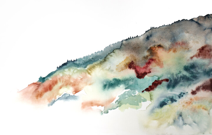 Autumnal No. 5 绘画, 10.3x16 in