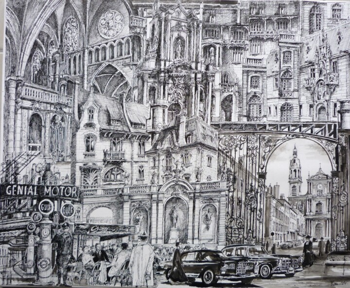 Arcadia 图画, 19.7x23.6 in