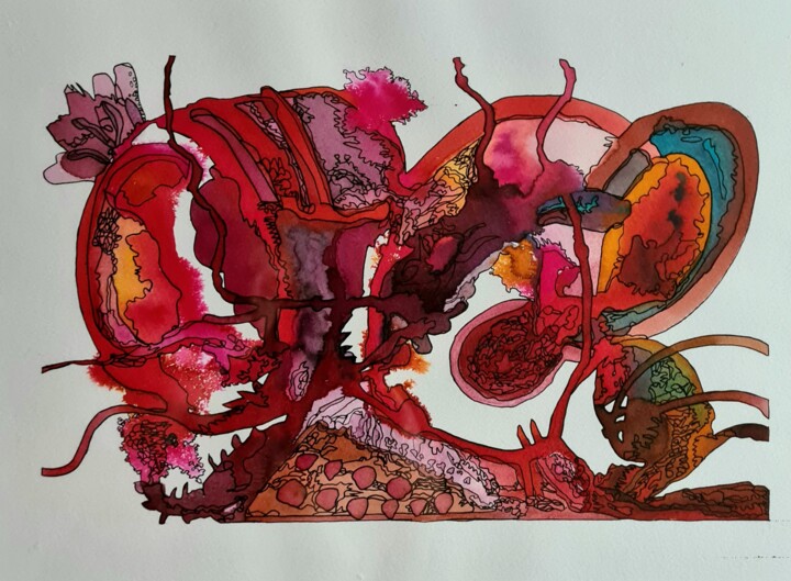 Variation 1 绘画, 11.8x15.8 in