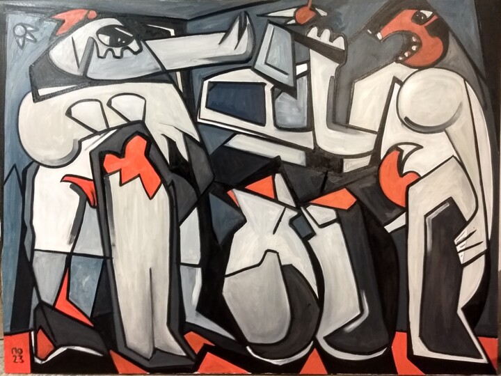 I remembered! 绘画, 59.1x78.7 in