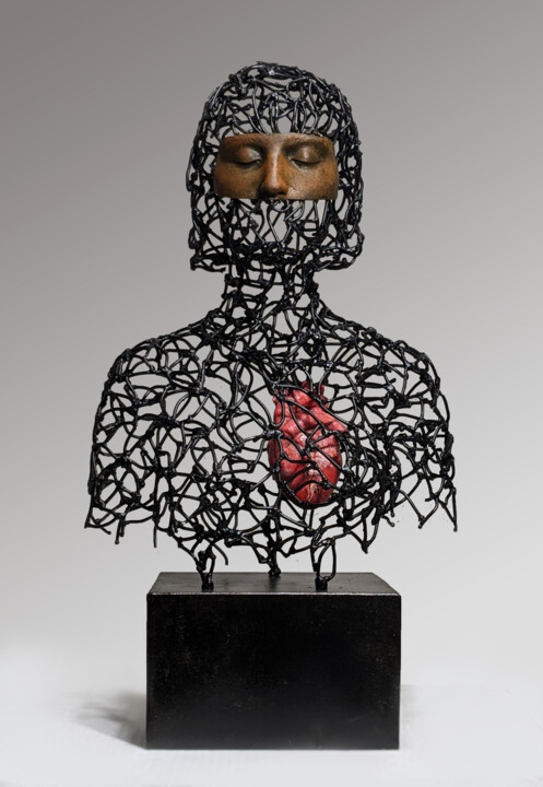 Premonition 雕塑, 26.4x12.6 in