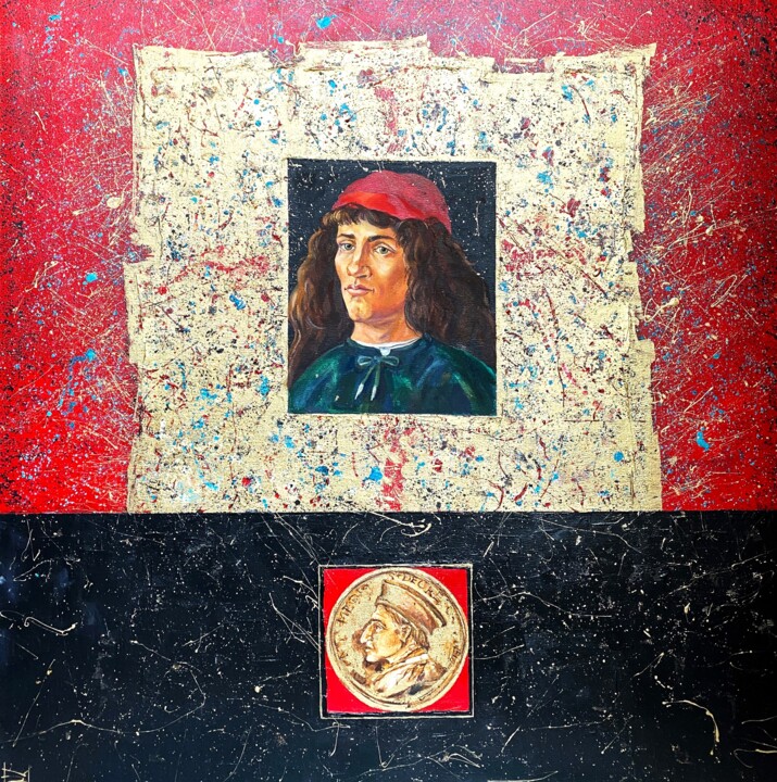 Patron of the Arts 绘画, 27.6x27.6 in
