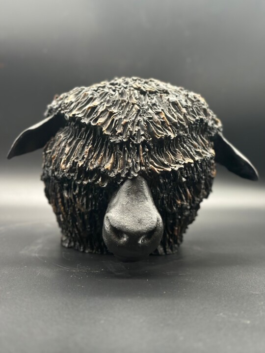 雕塑,  7.9x8.7 in 