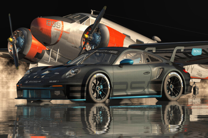The new Porsche 911 GT3 RS from 2021 数字艺术