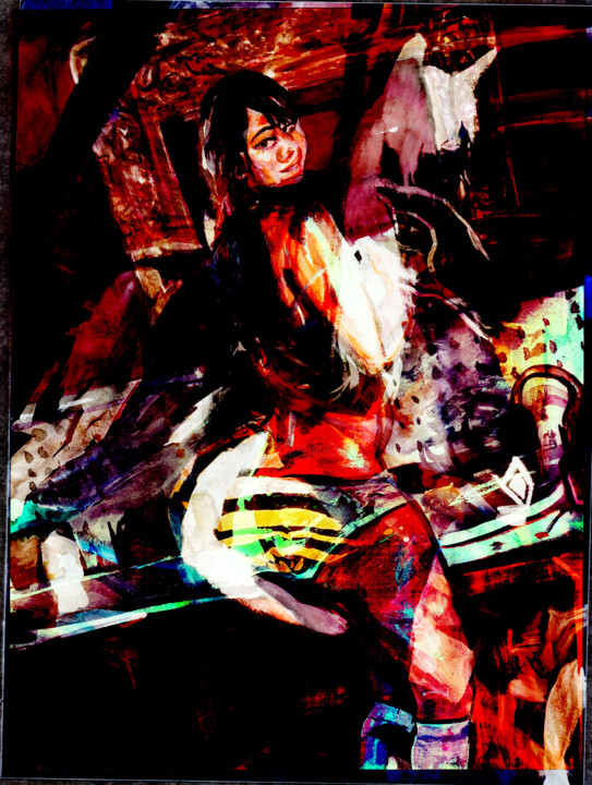 Pittura,  21,7x15,4 in 