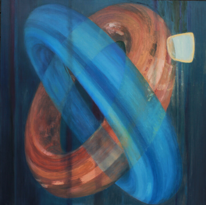 The elipse of the downing Картина, 39,4x39,4 in