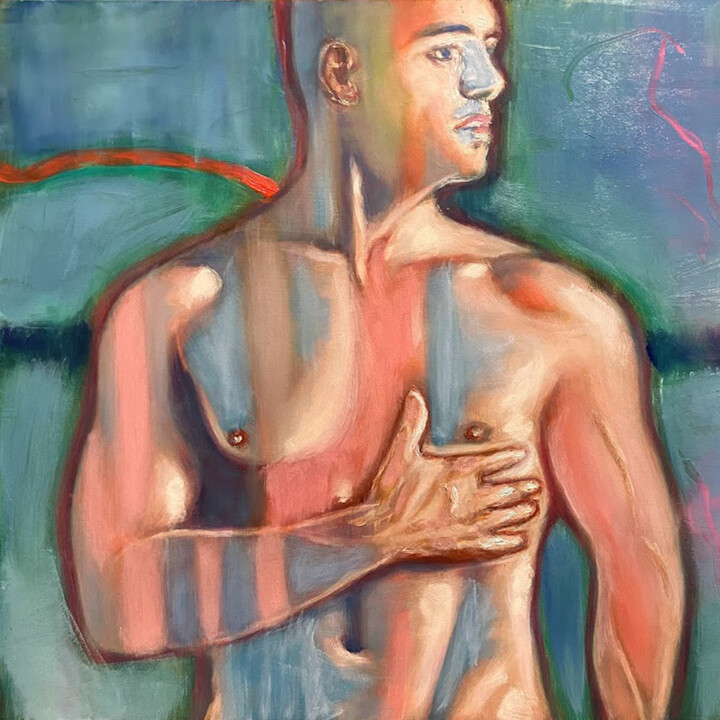 绘画,  11.8x11.8 in 
