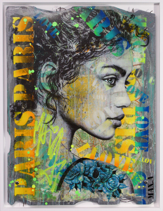 Paris fragment #1 绘画, 31.5x23.6 in