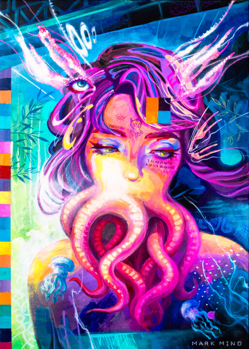 Deep sense 绘画, 27.6x19.7 in