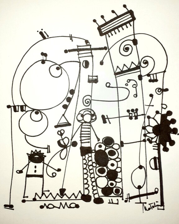 Costruzione n.3 绘画, 7.5x5.9 in