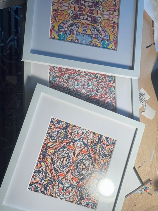Work presented framed