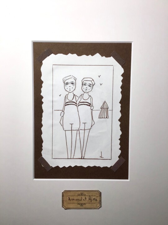 Armand et Aimé - 1310 图画, 5.5x3.9 in