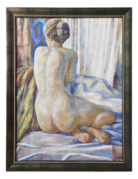 Girl, nude 绘画, 31.5x23.6 in