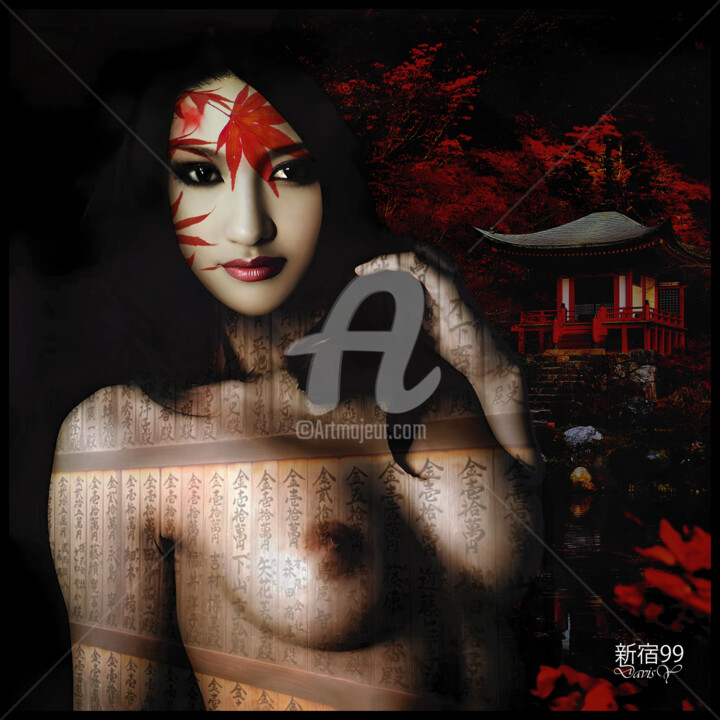 Photography titled "Shinjuku99 - Beauty…" by Davis Y, Original Artwork, Digital Photography