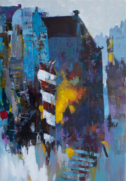 Street No.01 绘画, 39.4x27.6 in
